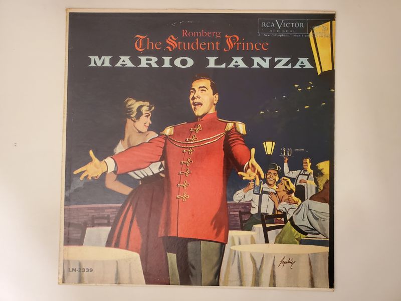 Mario Lanza Romberg The Student Prince vinyl record